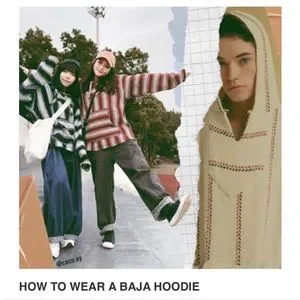 Ragstock Jackets Coats Ragstock Baja Drug Rug Kangaroo